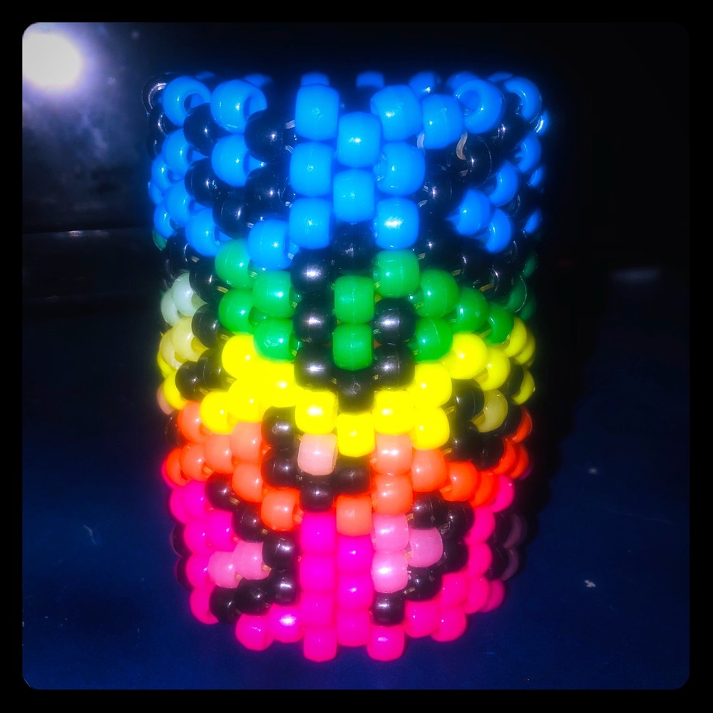 Leopard Print Kandi Cuff